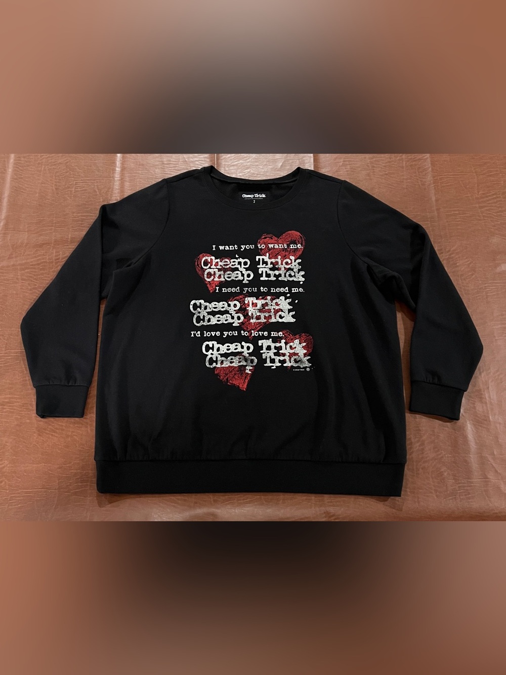 Cheap Trick Band Crewneck Sweatshirt - Size 2 / XL